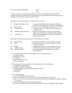 GEO302C Exam