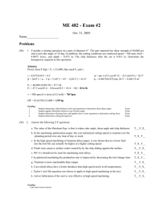 ME 482 - Exam #2