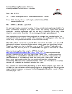 2014 Breeder Agreement 11.0