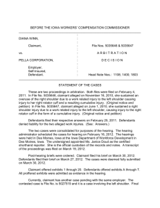 Winn v. Pella Corporation - Iowa Workforce Development Decisions