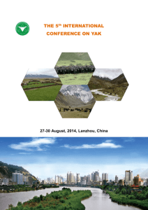THE 5th INTERNATIONAL CONFERENCE ON YAK 27