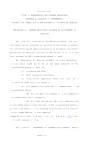 ESTATES CODE TITLE 3. GUARDIANSHIP AND RELATED