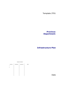 DP1-T29 Infrastructure Plan template Version 4