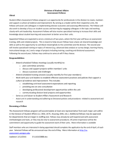 Assessment Fellows Application