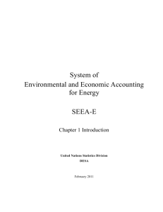 Chapter 1 Introduction to SEEA-E - United Nations Statistics Division