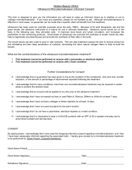 Microdermabrasion consent form