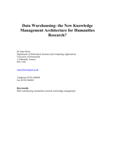 Does data warehousing herald the demise of the historical database