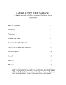 Juvenile Justice in the Caribbean. An overview, Hazel