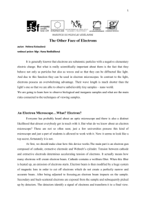 1 The Other Face of Electrons autor: Helena Kotoulová vedoucí