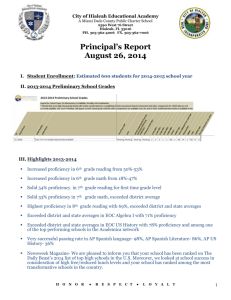Principal_s Report August 26_ 2014