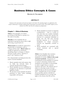 Book Summary: Business Ethics Concepts & Cases