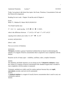 Analytical Chemistry Lecture 7 10-30-02