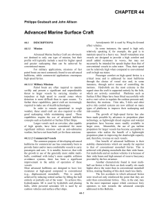 Advanced Marine Surface Craft