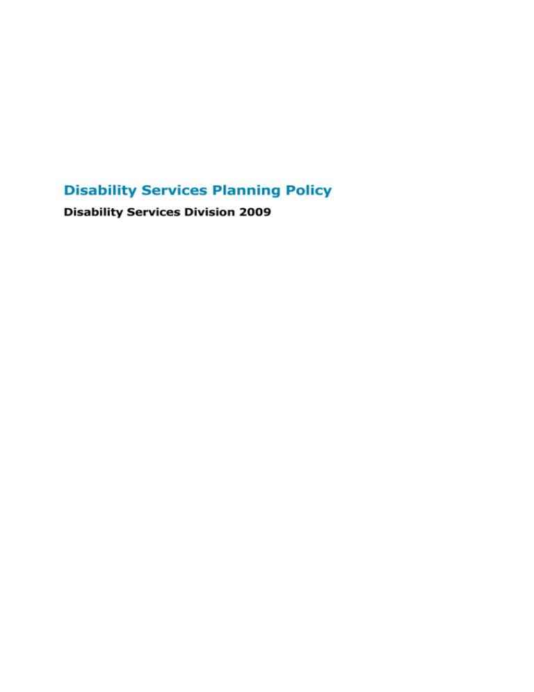 disability-services-planning-policy-2009