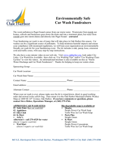 Environmentally Safe Car Wash Fundraisers 865 S.E. Barrington