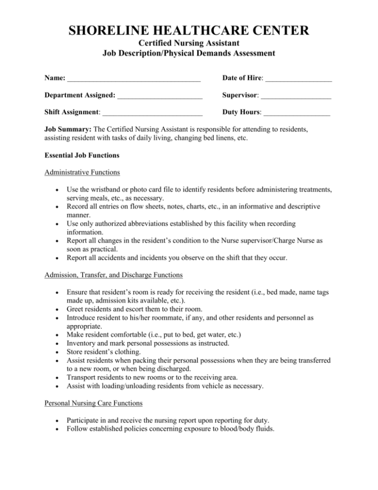 Administrative Assistant Job Description