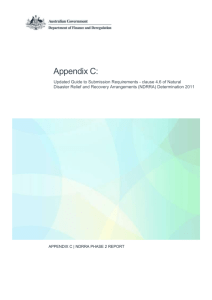 Appendix C - Updated Guide to Submission Requirements