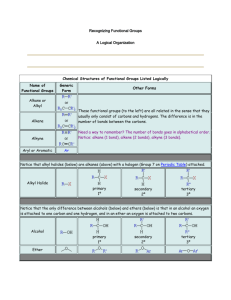 Recognizing Functional Groups