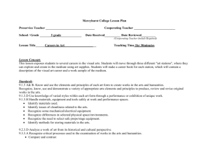 Mercyhurst College Lesson Plan