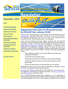 December 2012 - Go SOLAR Newsletter
