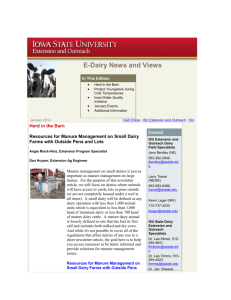 E-Dairy News and Views - Iowa State University Extension and