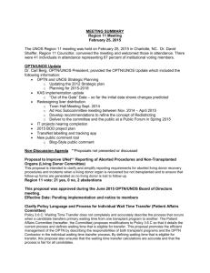 MEETING SUMMARY Region 11 Meeting February 25, 2015 The