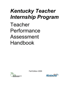 KTIP TPA Handbook - Education Professional Standards Board