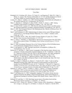 LIST OF PUBLICATIONS – October 2005
