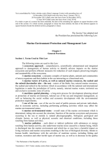 Marine Environment Protection and Management Law