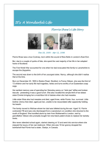 Florrie Shaw`s Life Story