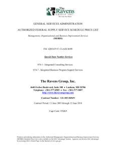 GENERAL SERVICES ADMINISTRATION