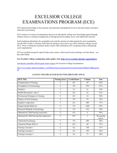 excelsior college examinations program (ece)