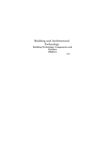 building and architectural technology