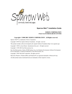 Sparrow 2.0 Installation Guide