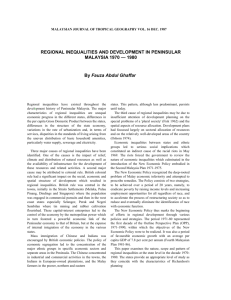 malaysian journal of tropical geography vol. 16 dec. 1987