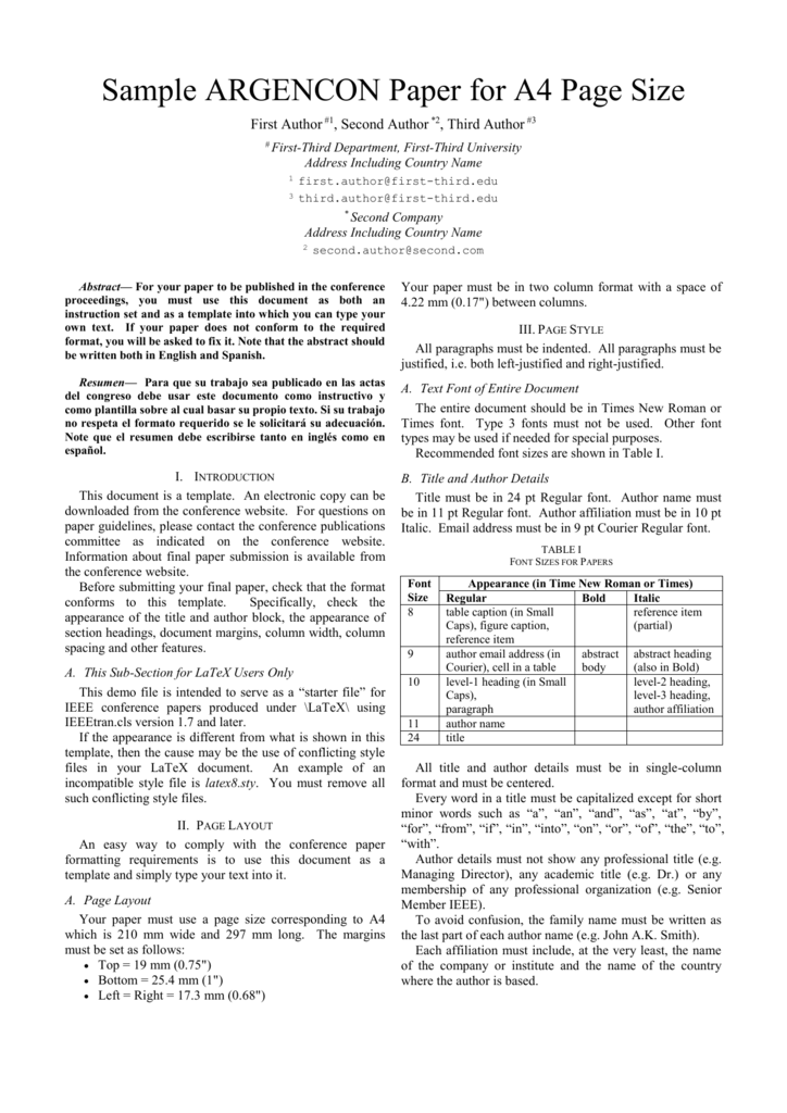 IEEE Paper Word Template in US Letter Page Size (V3)