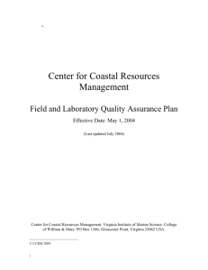 Center for Coastal Resources Management