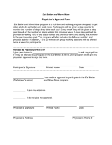 Physician`s Approval Form