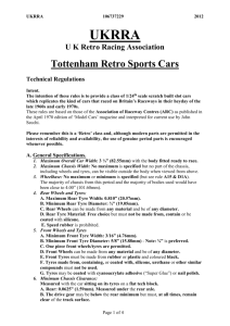 Tottenham Retro Sports Cars