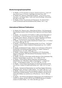 International Refereed Publications - National University of Ireland