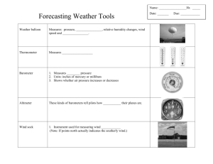 Forecasting Weather Tools