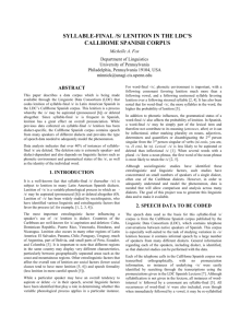 icslp - LDC Catalog - University of Pennsylvania