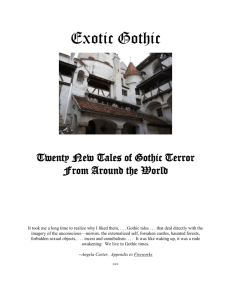 Exotic Gothic Twenty New Tales of Gothic Terror From Around the
