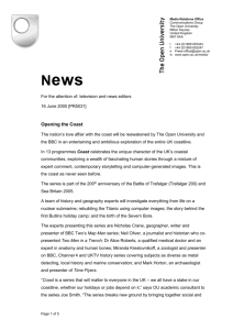 Full news release - The Open University