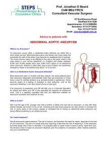 Abdominal Aortic Aneursym