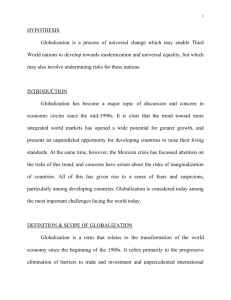 WHAT IS GLOBALIZATION - Theuniversitypapers.com