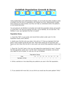 Goldfish Population Growth & Decay