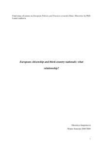 European citizenship and third-country nationals: what