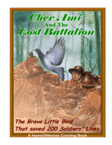 Cher Ami and the Lost Battalion of World War I