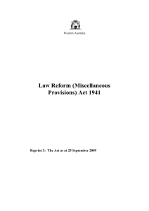 Law Reform (Miscellaneous Provisions) Act 1941